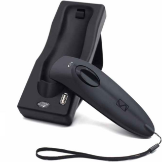 futurePOS fo-R40 無線震動二維條碼掃描器/含壁掛式充電座，多種條碼支援，快速掃描, 1個