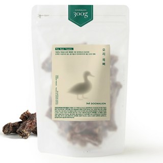 도그말리온 국내산 강아지 수제간식 대용량 6종, 1개, 300g, 오리 목뼈