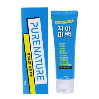 퓨어네이처 미백치약 무불소 글루타치온 생약추출물 함유, 2개, 30g