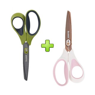 3M 언박싱가위 택배칼 논스틱 티타늄 가위 세트