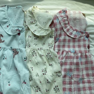 (1+1 2P 한세트)아모르디어 여성 여름 반팔 원피스 잠옷 시원하고 들러붙지 않는 넉넉한 사이즈 파자마