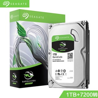 Seagate 希捷 Barracuda 酷魚 1TB 機械硬碟 7200轉