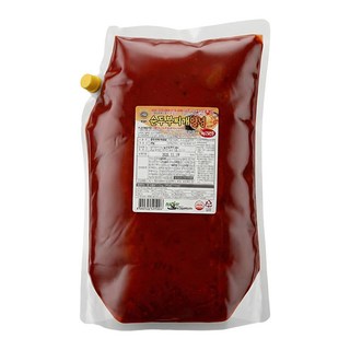 순두부찌개양념 5KG 뉴그린 스파우트 파우치 업소용 대용량 양념 소스 베이스 식당, 1개