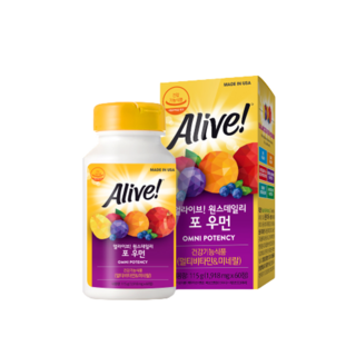 얼라이브 원스 데일리 포우먼 멀티비타민 60정, 1개