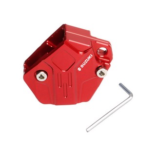 機車配件 適用鈴木UY125 US UU小海豚UE address110 改裝件鋁合金摺疊掛鉤, 紅色（SUZUKI）鑰匙殼