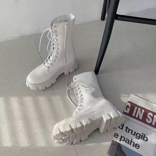 時尚女款高筒馬丁靴 舞蹈靴款 舒適耐磨 簡約百搭