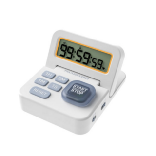 키딜스나인 빅버튼 무소음 디지털 스터디 타이머 공부용 수험생 초등학생 자석 주방 시계, 1개, 화이트 시리즈
