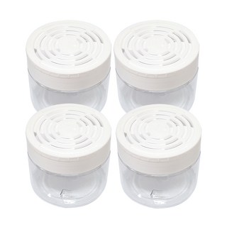 향조절뚜껑 투명 소분통 소분용기 작은용기 1세트, 4개, 150ml, 없음