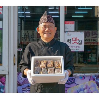 울산 흑미 영양 찰떡 약밥 개별포장 쑥 떡 카스테라 설기 식사대용 아침대용 답례 떡 선물, 흑미 영양찰떡 10개, 1개