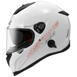 ASTONE GTB800 AO12 素色全罩式安全帽，雙鏡片, 白