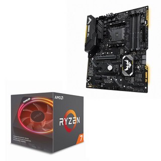 ASUS TUF X470-PLUS GAMING 메인보드+Ryzen 7 2700X CPU 번들 백패널 포함