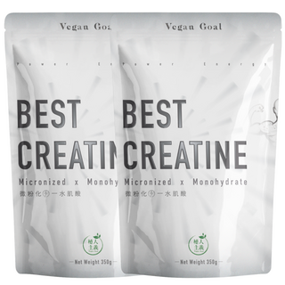 植人主義 微粉化一水肌酸350g 水溶性肌酸 無調味 力量訓練 爆發力提升, 2個, 免運費！水和型肌酸350g x2包, 350g