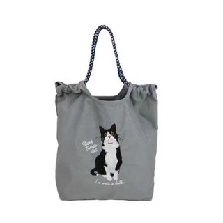 日本直送 貓狗刺繡包 - 帆布購物袋/環保袋
