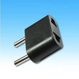 大林電子 扁轉圓 4.8mm 粗圓腳 德國 法國 韓國 越南 適用 轉接頭, 1個