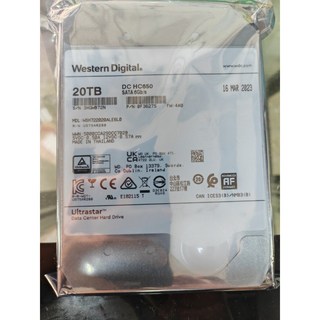 Western Digital WD Ultrastar 20TB HC650 企業級 NAS 氦氣硬碟