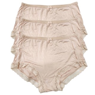 이너라인 빅사이즈 텐실 레이스 맥시 여성팬티 3P