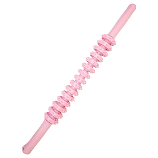 樂茲赫 55公分 可彎折按摩滾輪棒, 粉色, 按摩滾輪棒