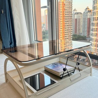 和室桌 飄窗小桌子 網紅榻榻米茶幾 床上學習懶人可折疊桌 矮書桌 電腦桌ㄇ字桌 小茶幾桌 和式桌 茶几桌 茶几 茶幾, 奶茶色