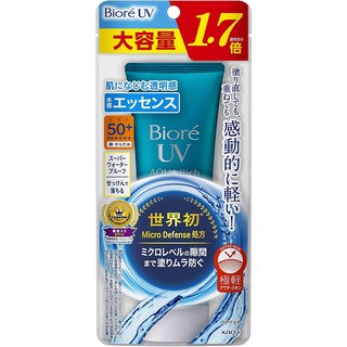 [대용량] 비오레 UV 아쿠아 리치 워터 리 에센스 85g (일반 제품의 1.7 배) 선크림 SPF50 + / PA ++++, 1개