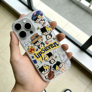 黑色雞仔旅行適用iPhone 15/14/13/12/11/XR/XS/8plus 手機殼 軟殼, 1個, 大孔-F162黑色雞仔旅行蘋果14plus