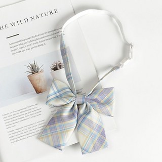 【砂糖夢境】JK領結小物日系軟妹正統學生少女學院風格子蝴蝶結水手服領花免打, 星野【領結】, 1個