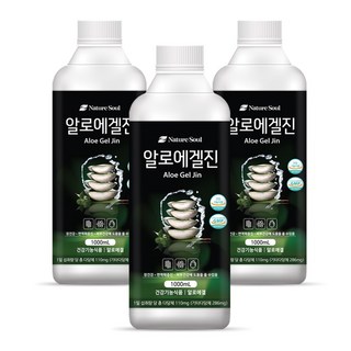 DR+ 알로에겔진 1000mL x 3병 알로에베라 이뮨알로에, 1L, 3개