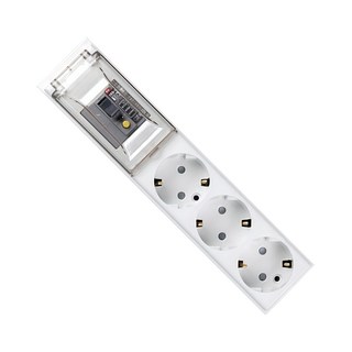 이어지다 누전차단 고용량 멀티탭 3구 OSN323, 4.5m, 화이트, 1개