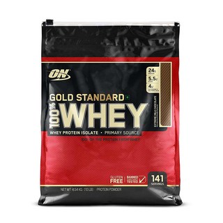 OPTIMUM NUTRITION 歐恩 金牌Whey標準乳清蛋白 巧克力口味, 4.54kg, 1包