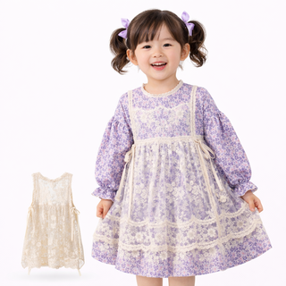 여아 원피스 공주 봄 가을 유아 드레스 생일 선물 화이트 아동 주니어