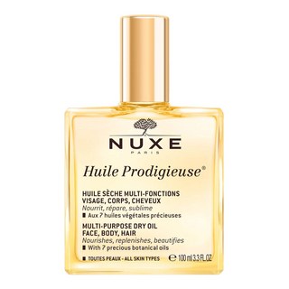 NUXE 巴黎歐樹 全效晶亮乾性護理油, 100ml, 1個