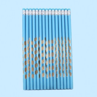 洞洞鉛筆 三角洞洞鉛筆 凹槽鉛筆 粗桿鉛筆 兒童書寫引導, 2B藍色洞洞筆【帶橡皮】, 1個