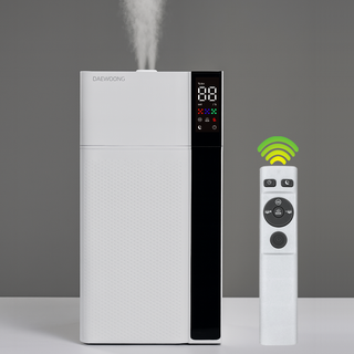 대용량 20L 복합식 가열식 초음파식 대형 가습기 사무실가습기 거실 가정용 산업용 공업용 업소용가습기, 화이트+블랙