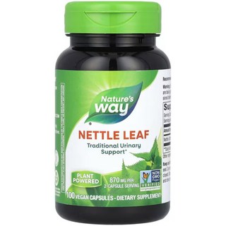 네이처스웨이 네틀 리프 쐐기풀 Nettle Leaf 870mg(퍼서빙) 100정, 1개