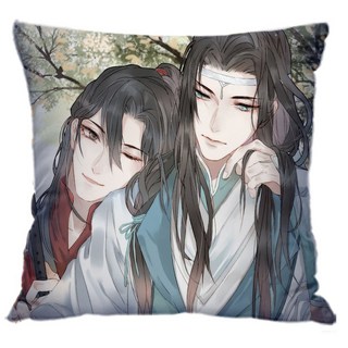 魔道祖師 藍忘機 魏無羨 抱枕 周邊 靠墊 （正常尺寸）, 8,45*45（正常尺寸）