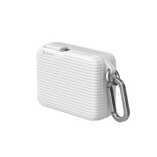 Adam elements VIONTA T1 行動電源 10000mAh 自帶線 輕巧便攜 多色可選, 白