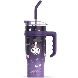 일본직구 산리오 쿠로미 빨대컵 물병 텀블러 키덜트아이템 귀여운캐릭터 1200ml