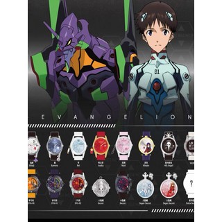 블라인드박스 영화에 등장하는 것과 동일한 모델의 에반게리온 타임 컴플리션 프로젝트 시리즈