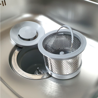 이우IND 엔텍 전용 싱크대 음식물탈수기 고급형 점보스텐거름망+커버세트, 1개, E-1 이우IND/엔텍전용 고급형 점보스텐망+ABS덮개