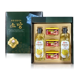소망 5P 명절 선물세트 한성 런천미트 해표 카놀라유 햄세트 오일세트 한성런천미트, 8세트