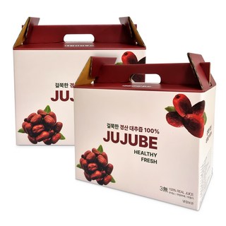 대원건강푸드 걸쭉한 전통 경산 대추즙 과육듬뿍 진한 대추즙, 100ml, 50봉