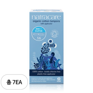 나트라케어 수퍼 탐폰 어플리케이터, 16개입, 7개, 슈퍼