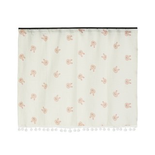 嵌入式軌道汽車窗簾 雙層棉紗車用防曬隔熱遮陽簾 車載遮陽簾側簾, 1個