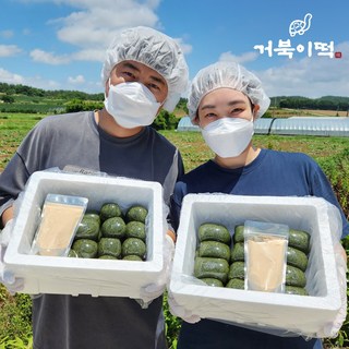 직접농사지은 해남 쑥떡 인절미 개별포장, 1개, 2kg