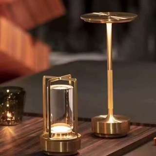 스탠드조명 펜던트 거실 무선 식탁조명, 2000mAh 배터리 - 실버, 1개