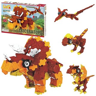 라큐 (LaQ) 다이너소월드(DinosaurWorld) 트리케라톱스 & 프테라노돈, 1개, 트리케라톱스 프테라노돈