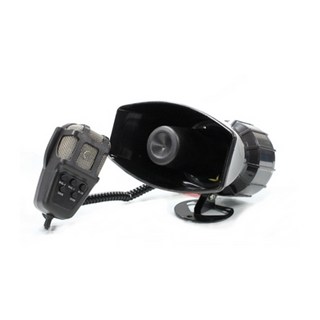 발통마켓 차량용 마이크혼 크락션 싸이렌 보이스혼 메가폰, 80W 6기능 신형 보이스혼, 1개