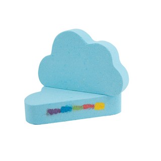 雲朵造型泡澡球, 120g, 1個