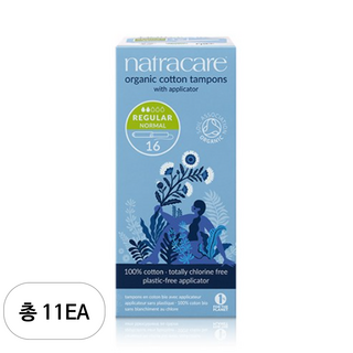나트라케어 어플리케이터 탐폰, 16개입, 11개, 레귤러
