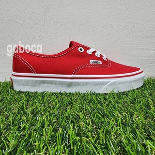 반스 어센틱 코어 클래식 진레드 오프 화이트 VN000EE3RED