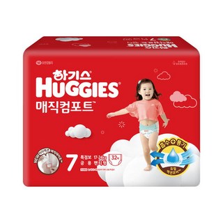 2024 하기스 매직컴포트 팬티 7단계 특점보 공용 32매 1팩